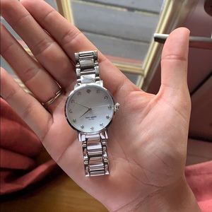 Silver Kate spade watch